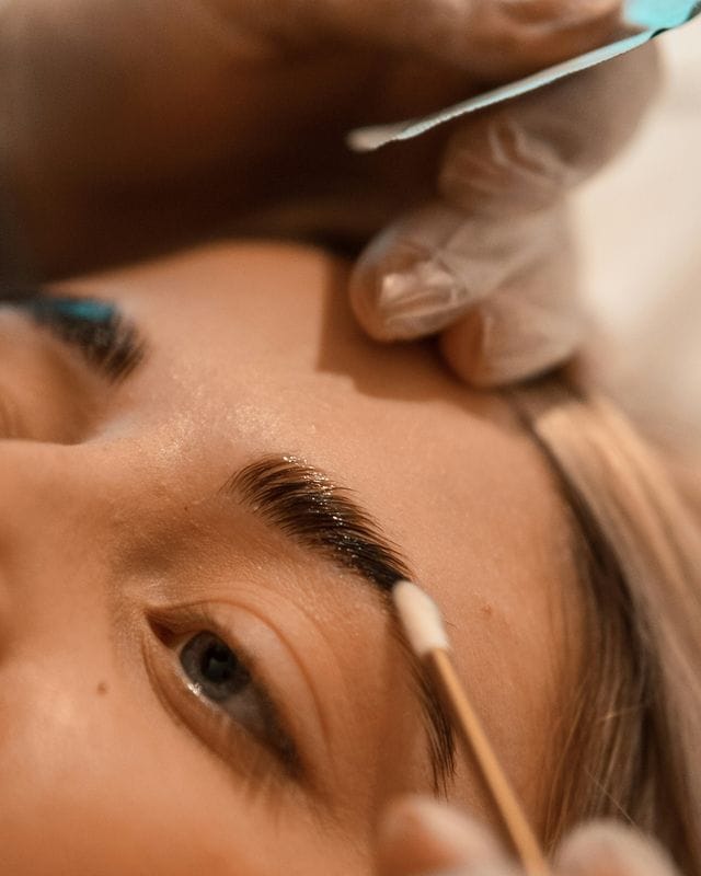 Brow lamination result at Rejuvia, Stratford Cairns