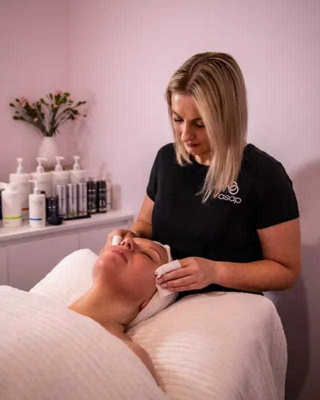 Professional ASAP skincare used for facials at Rejuvia, Stratford Cairns